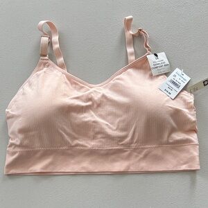 Macy's Anne Klein 3X Soft Pink Seamless Bra